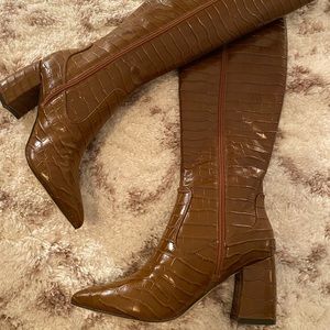 BRAND NEW Marc Fisher brown boots "fall" size 7